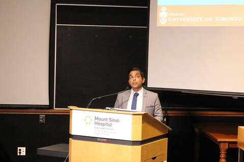 Dr. Dhruv Nayyar at the Department of Medicine Story Slam