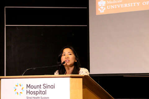 Dr. Camilla Wong at the Department of Medicine's Story Slam